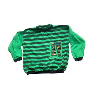 Gitano‎ Sweater Adult Small Green Patches American West Indian Chef Cowboy Mens